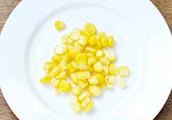 1 tablespoon of sweet corn