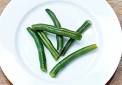 Green Beans - about 1 tablespoon