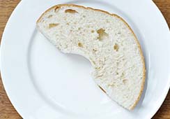 Bagel - 1/4 plain bagel