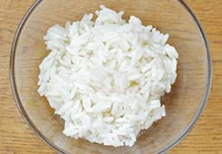 Rice - bolied or fried - 5 tablespoons of boiled rice